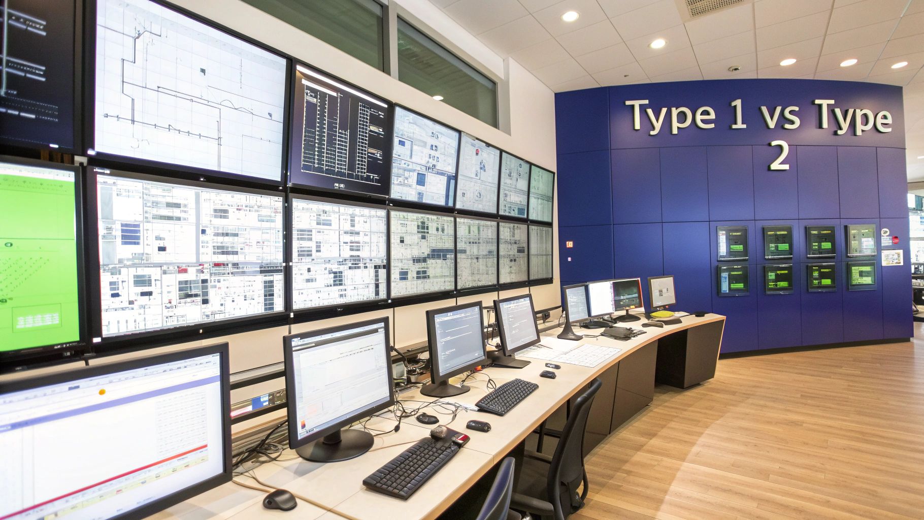 An image illustrating the difference between a Type 1 report (a snapshot in time) and a video recording over time).