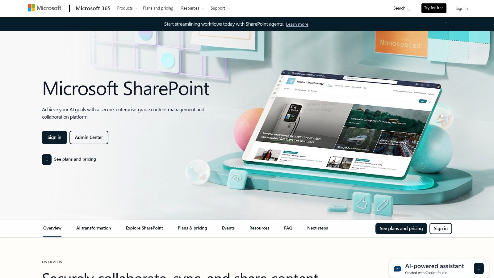 Microsoft 365 SharePoint & OneDrive