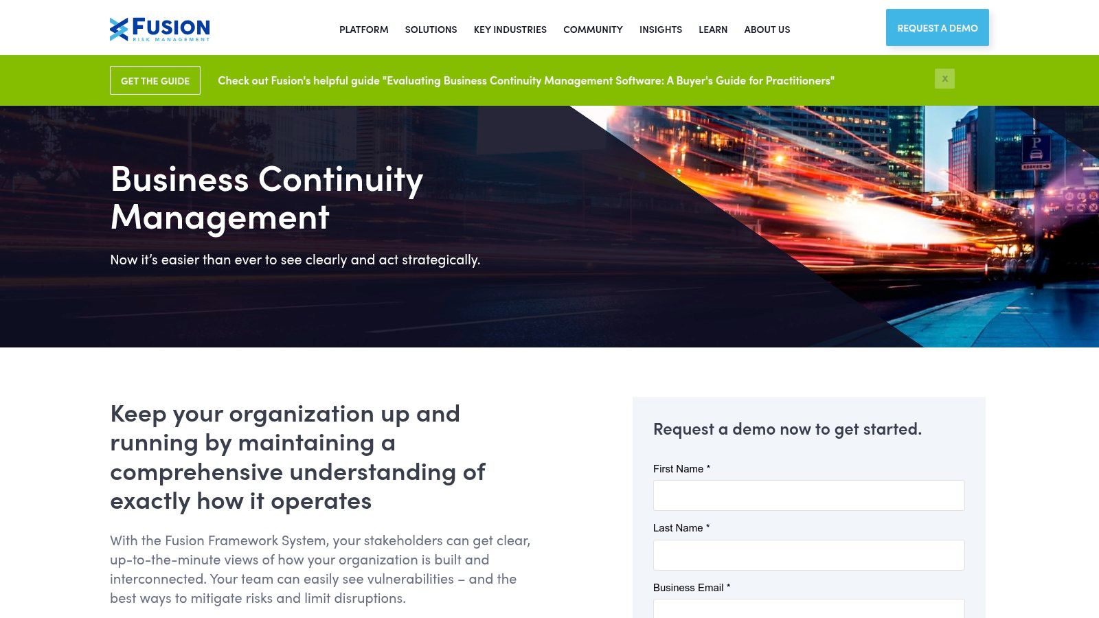 Fusion Framework System