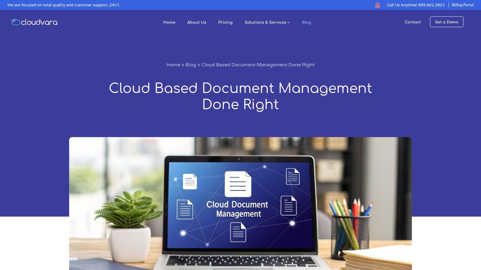 Cloud Based Document Management Done Right
