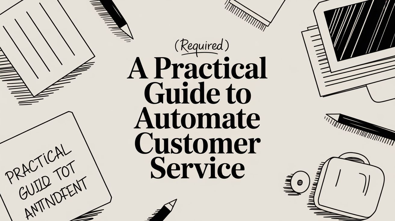 A Practical Guide to Automate Customer service