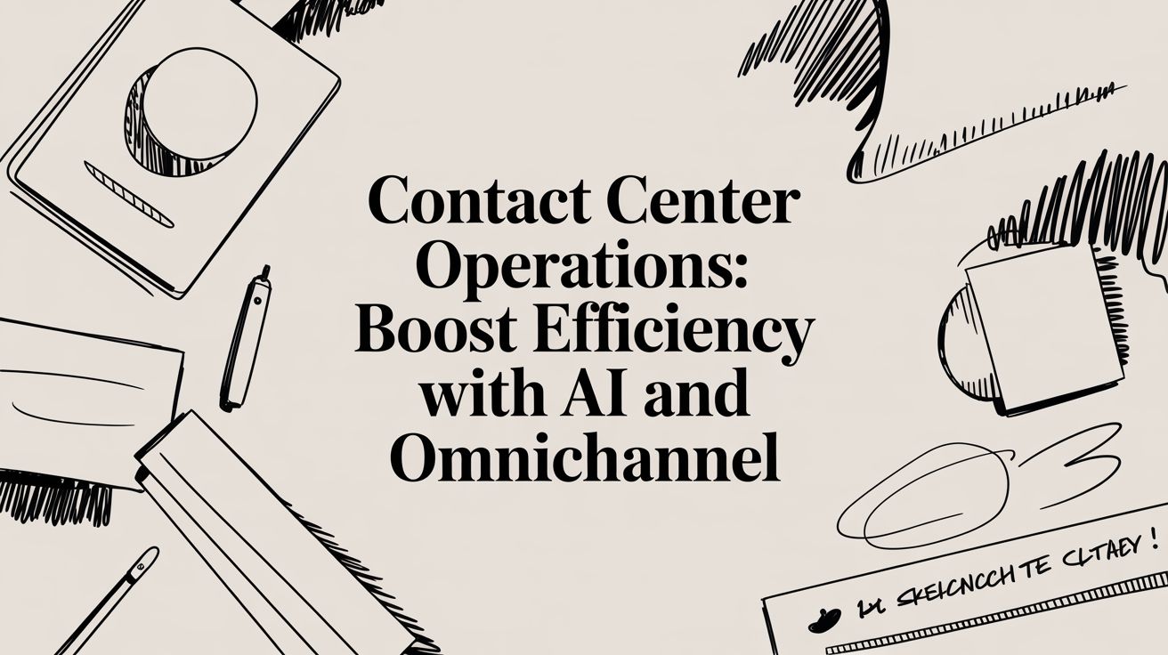 Contact Center Operations: Boost Efficiency with AI and Omnichannel
