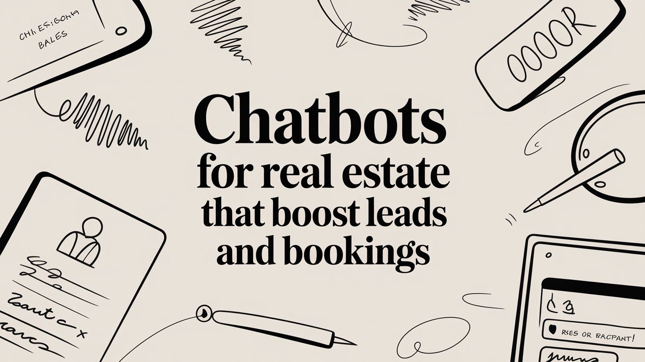 Chatbots for Real Estate That Boost Leads and Bookings