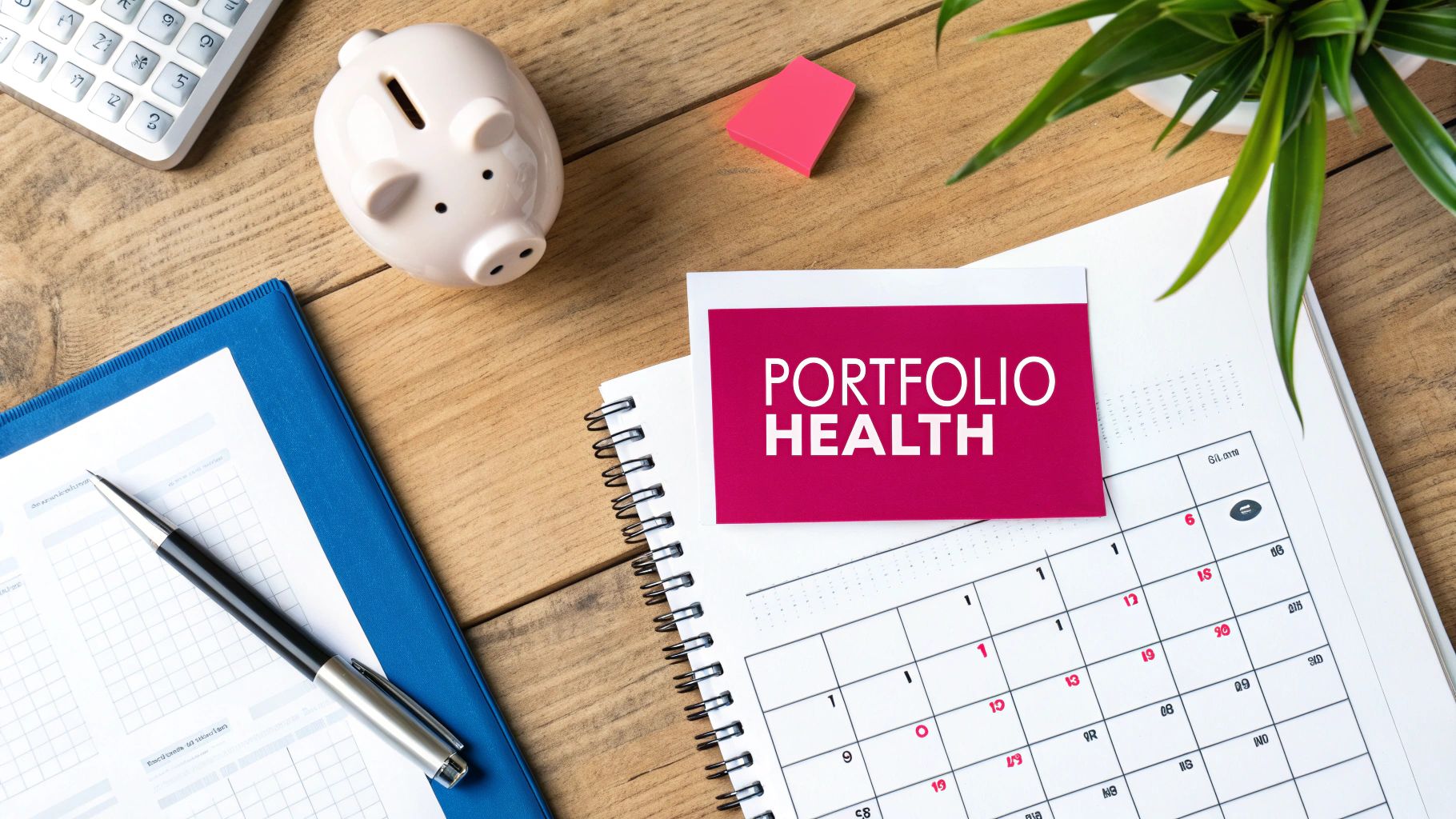 A mature tree with deep roots under a sunny sky, symbolizing long-term financial health and stability.