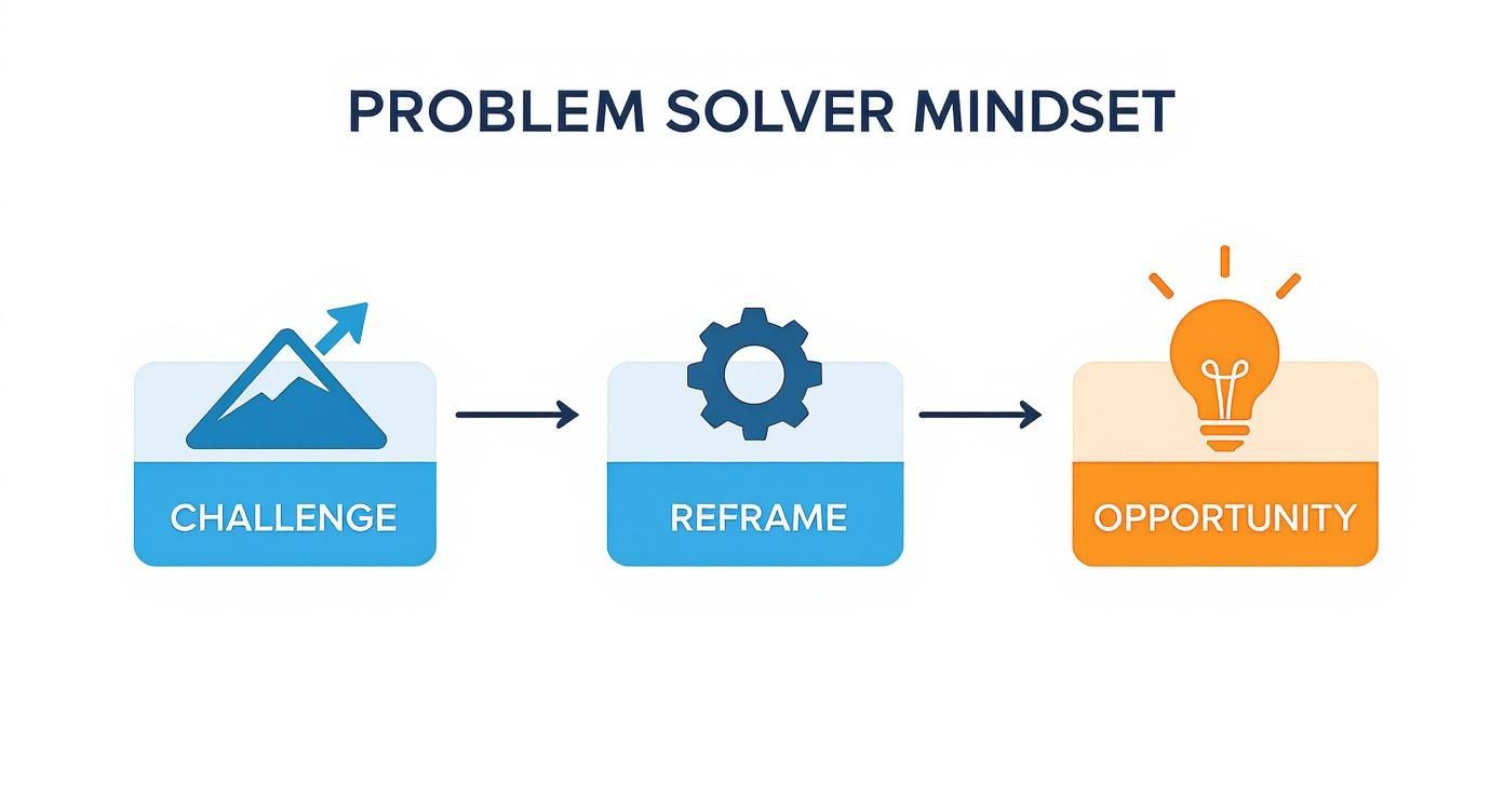 Infographic about how to develop problem solving skills