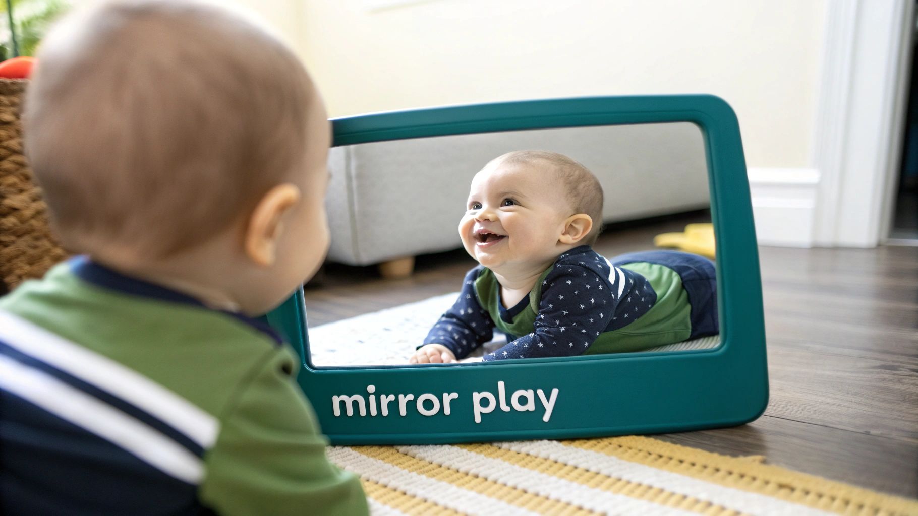 Baby Mirror Play and Self-Recognition