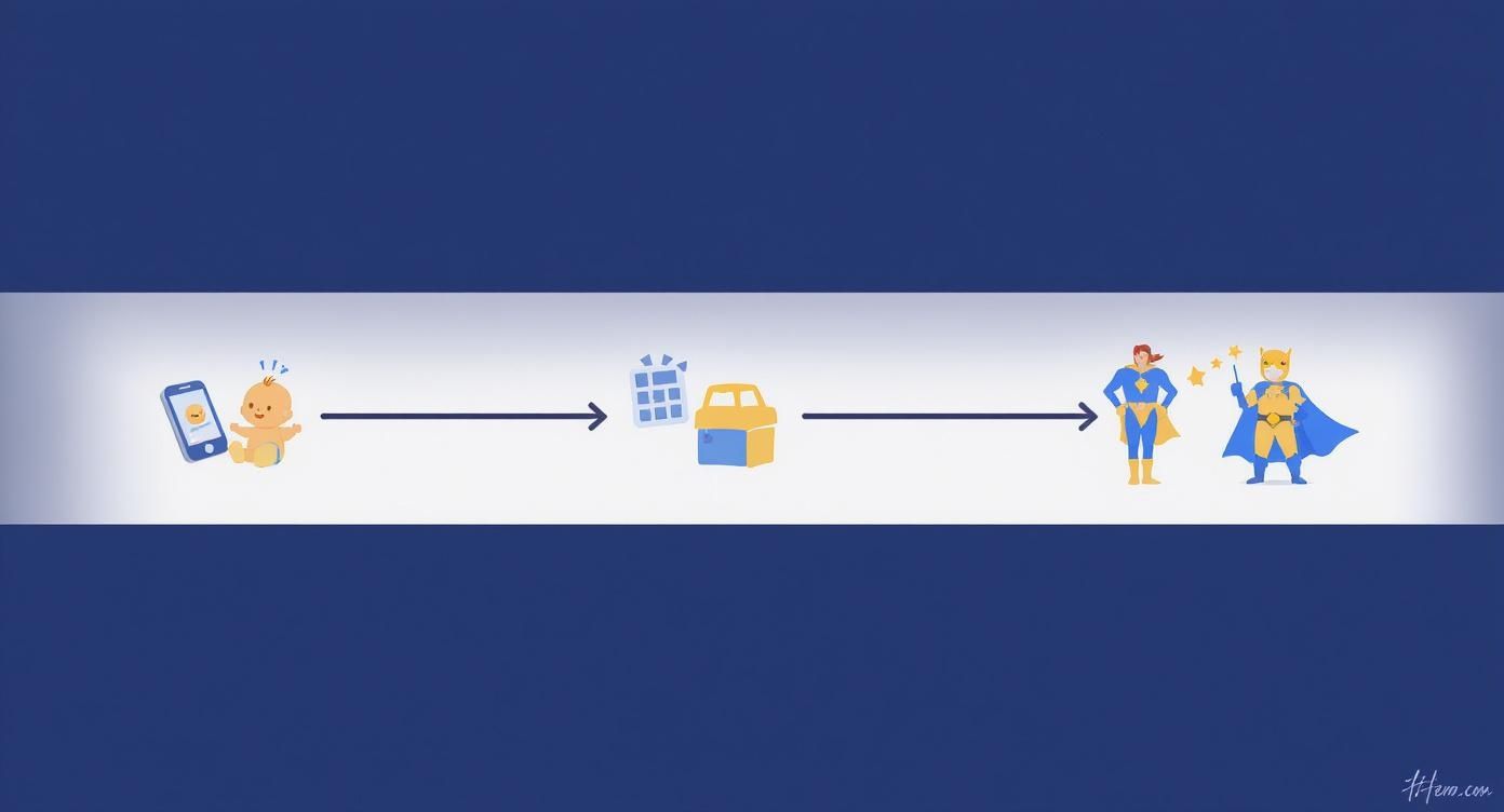 Infographic about what is symbolic play