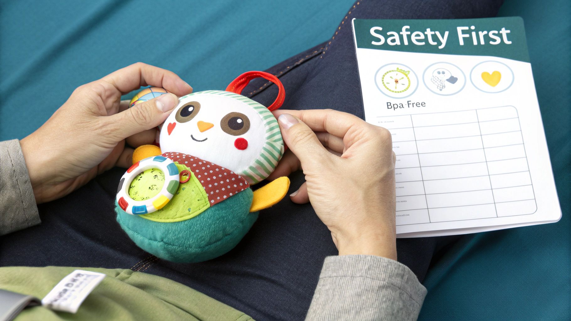 Tummy time toys image