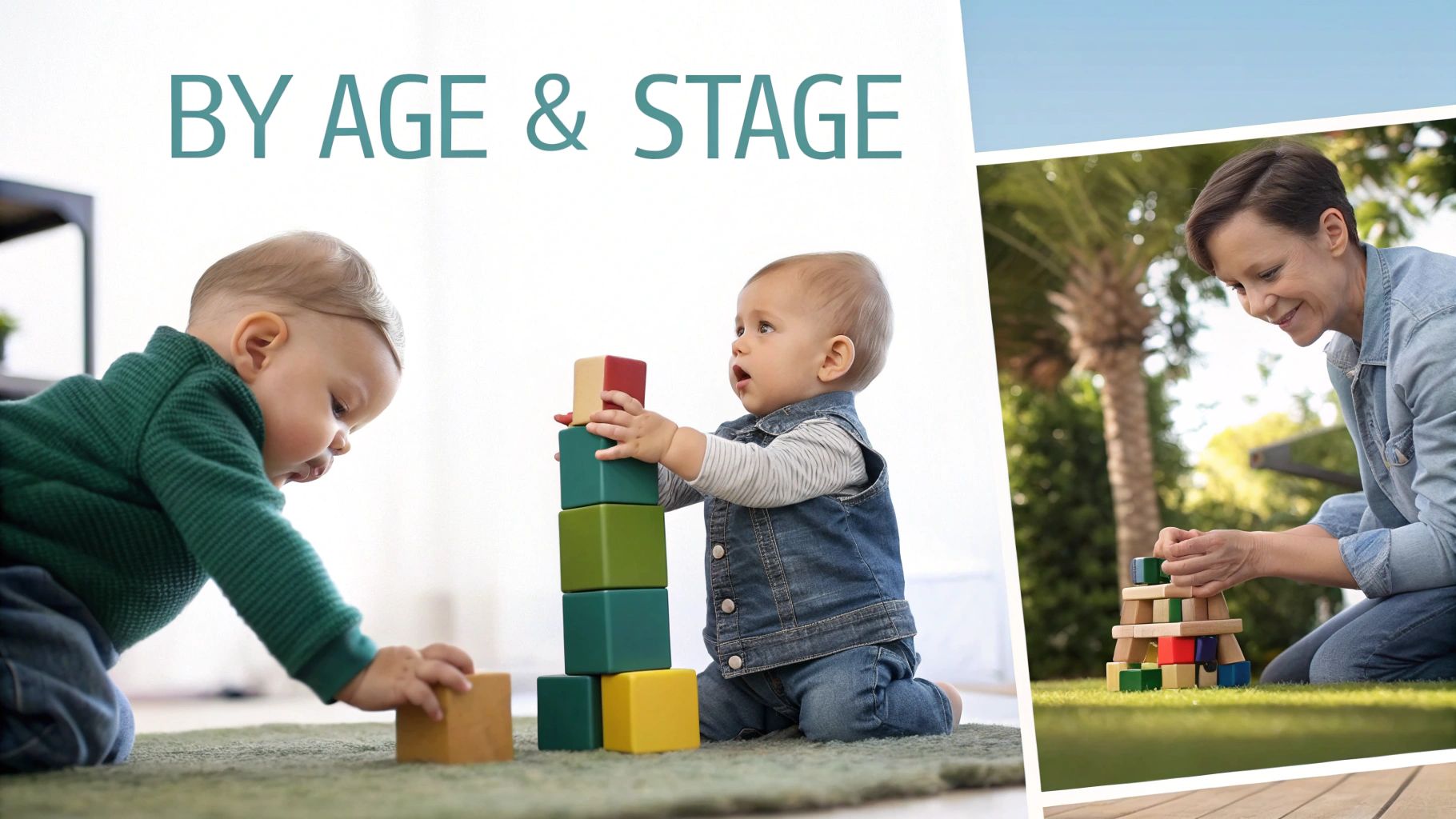Baby Playing With Blocks