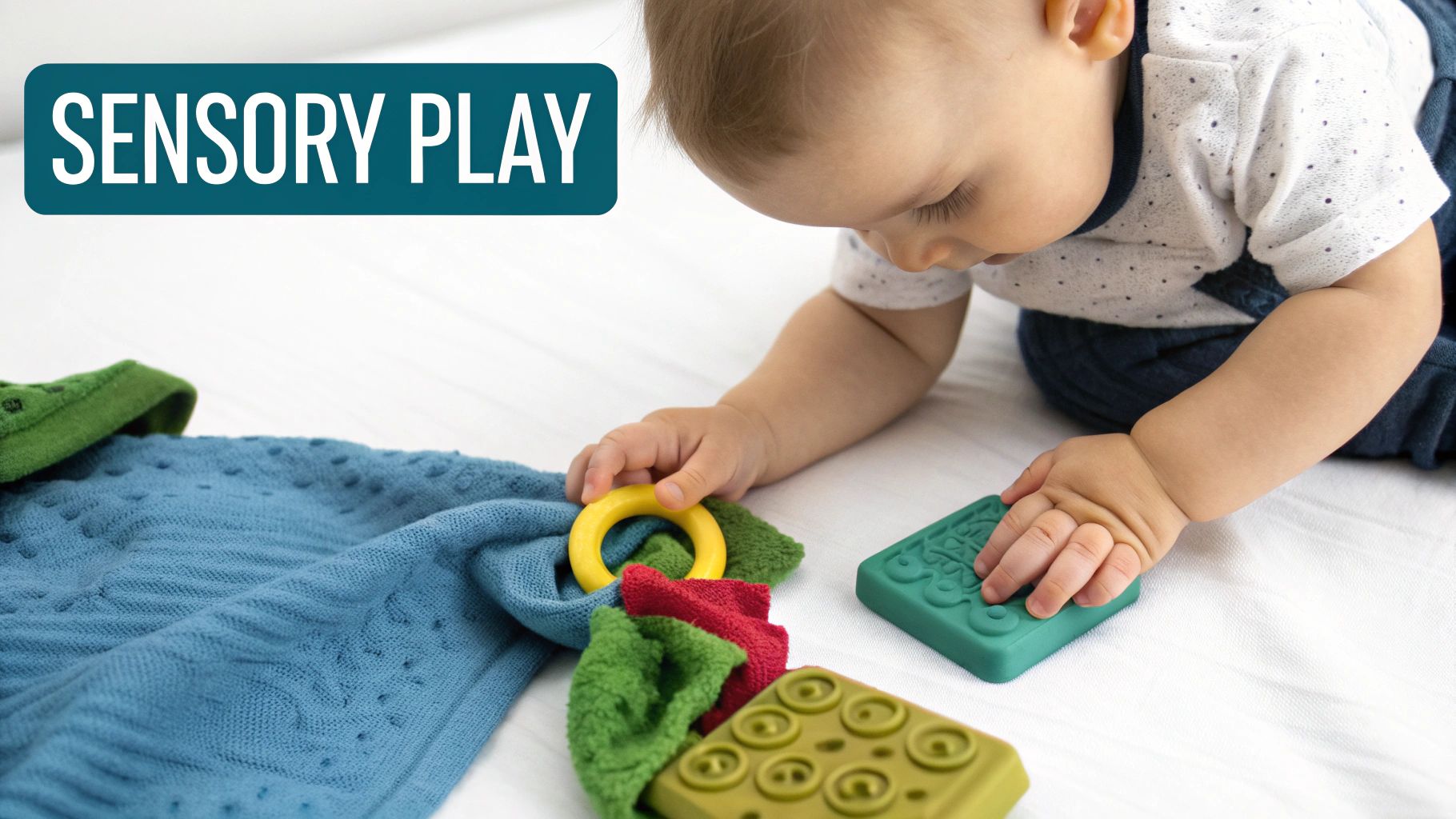 Sensory Play with Textured Objects