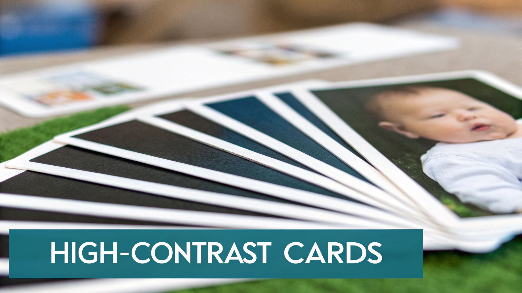 Black and White High Contrast Cards