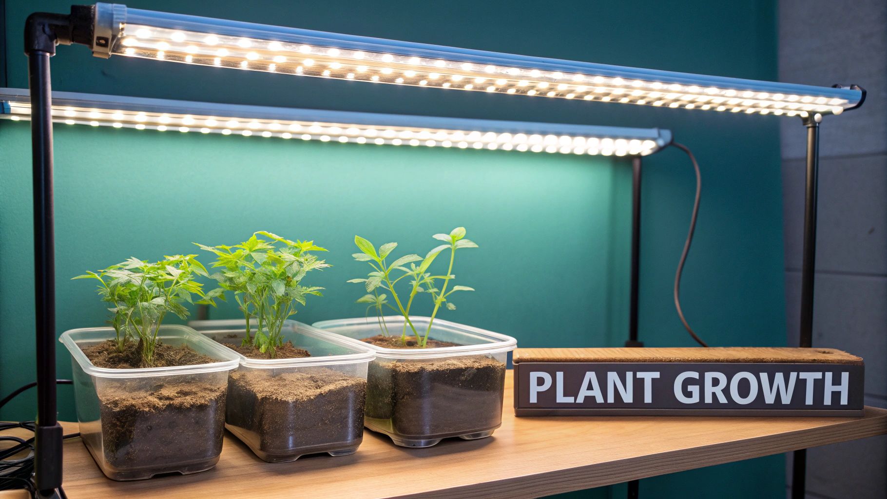 Plant Growth Under Different Light Conditions