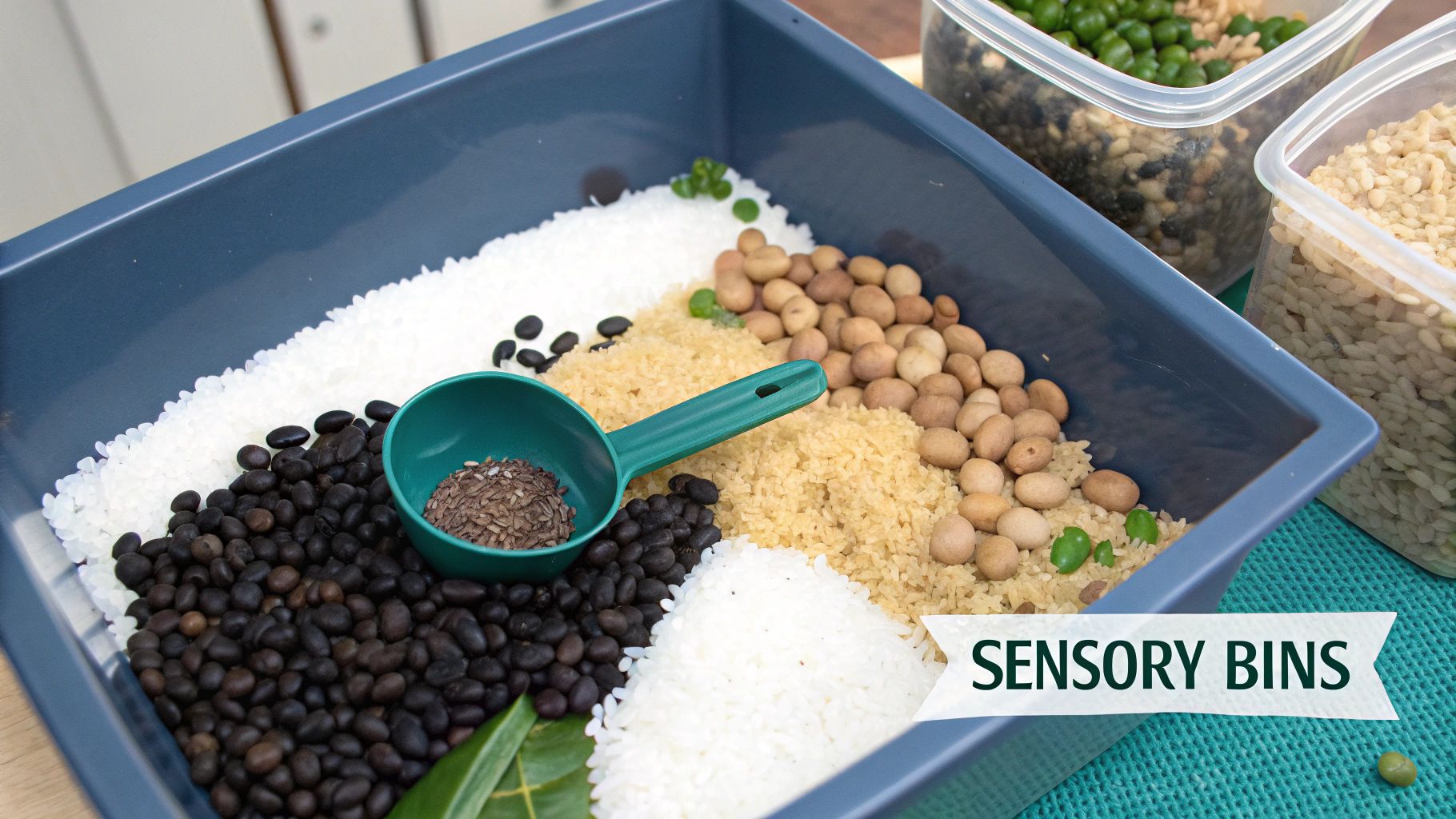 1. Sensory Play Bins: A World of Tactile Discovery