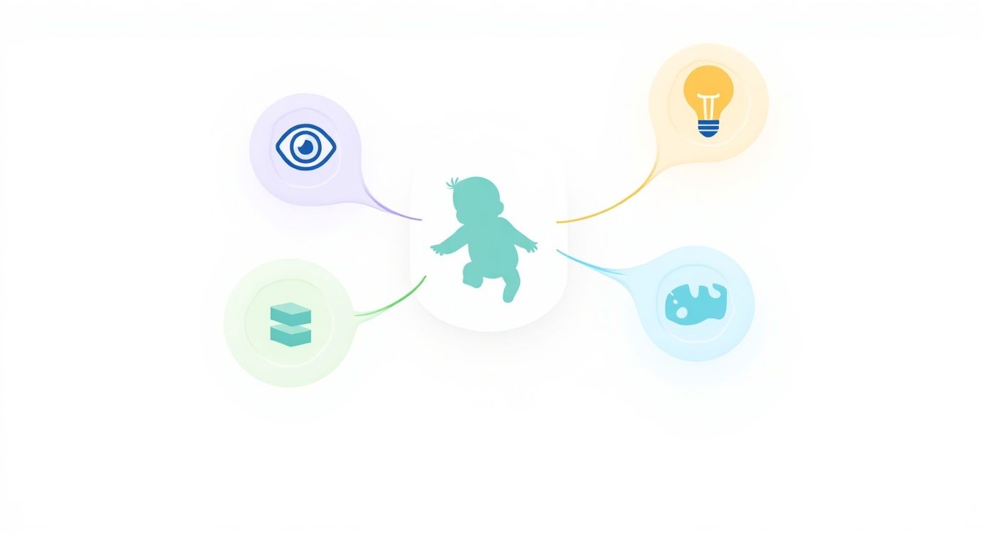 Infographic about 6 month toys