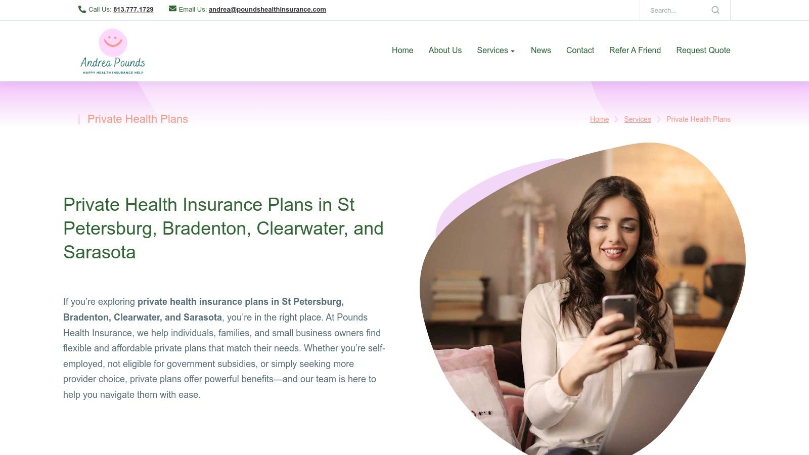 Private Health Insurance Plans in St Petersburg, Bradenton, Clearwater, and Sarasota