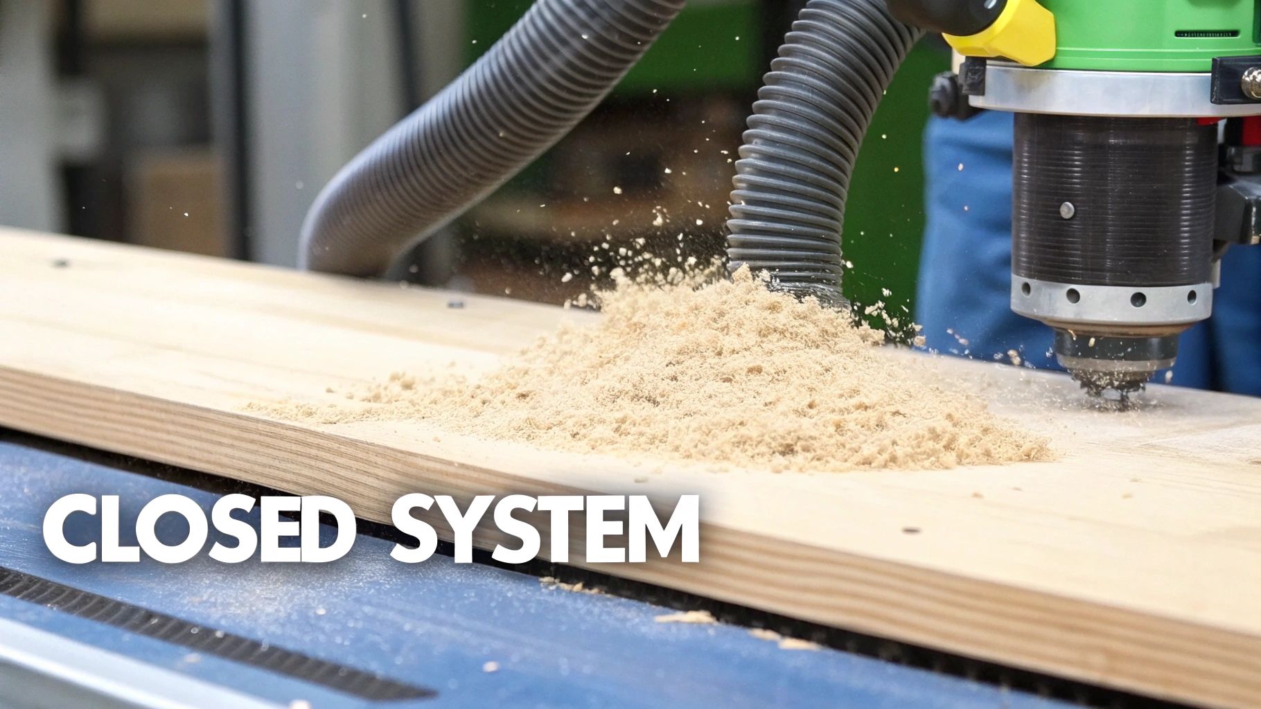 Dustless Floor Sanding Setup