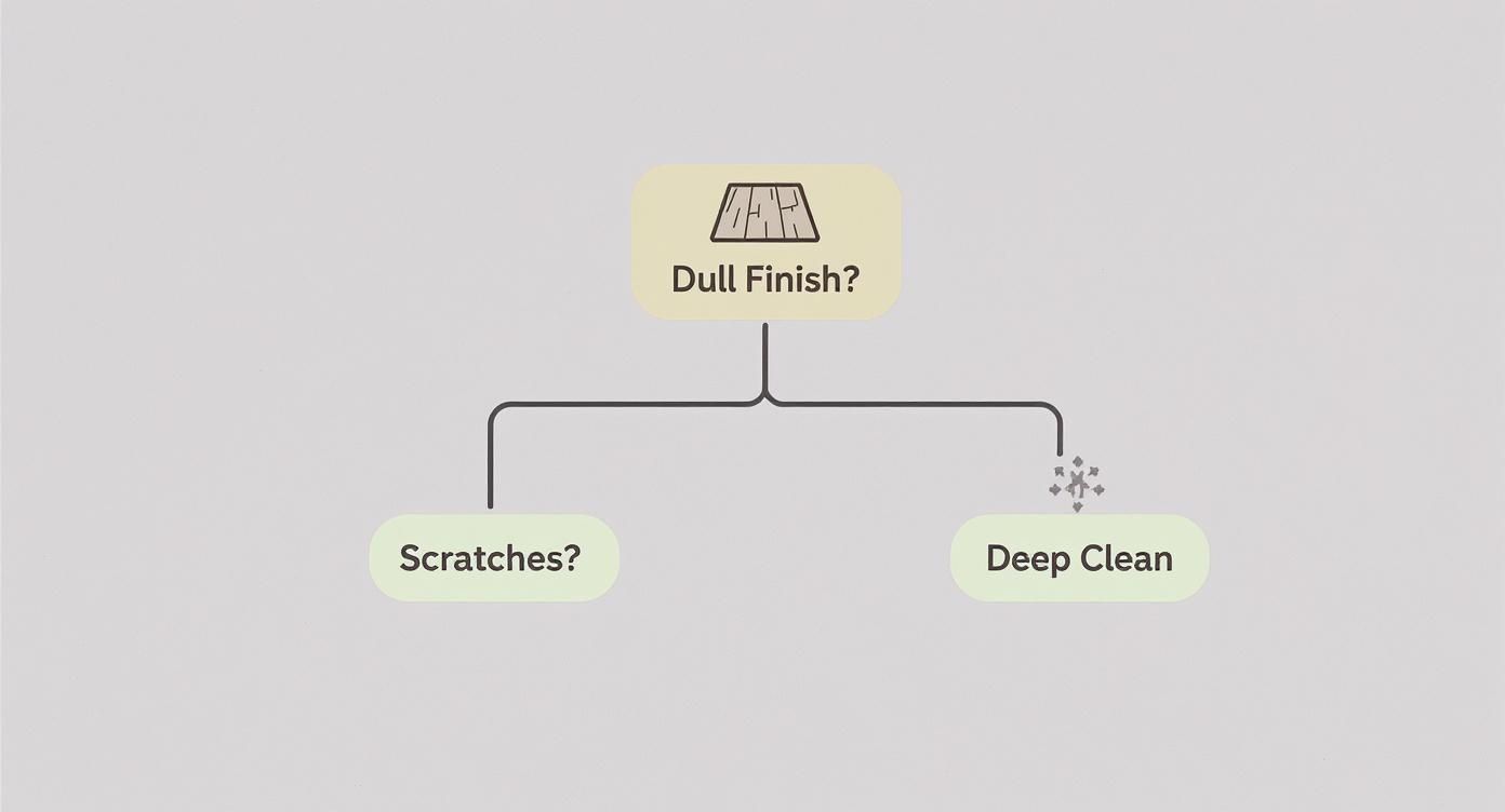 Infographic about hardwood floor cleaning service near me