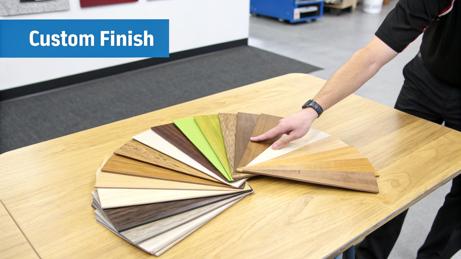 A professional refinishing a hardwood floor, showcasing the restoration process.