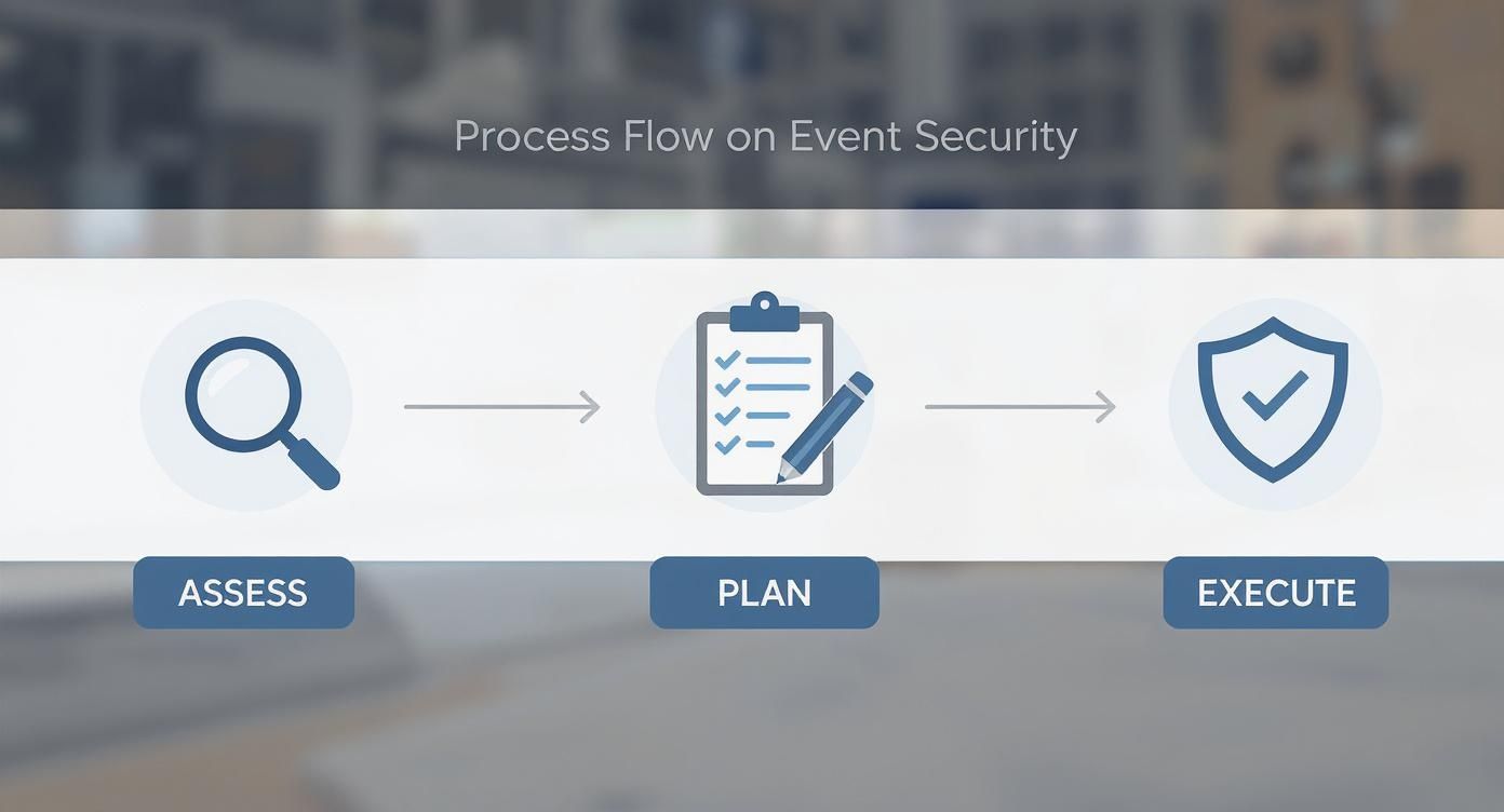 Infographic about security for event hire