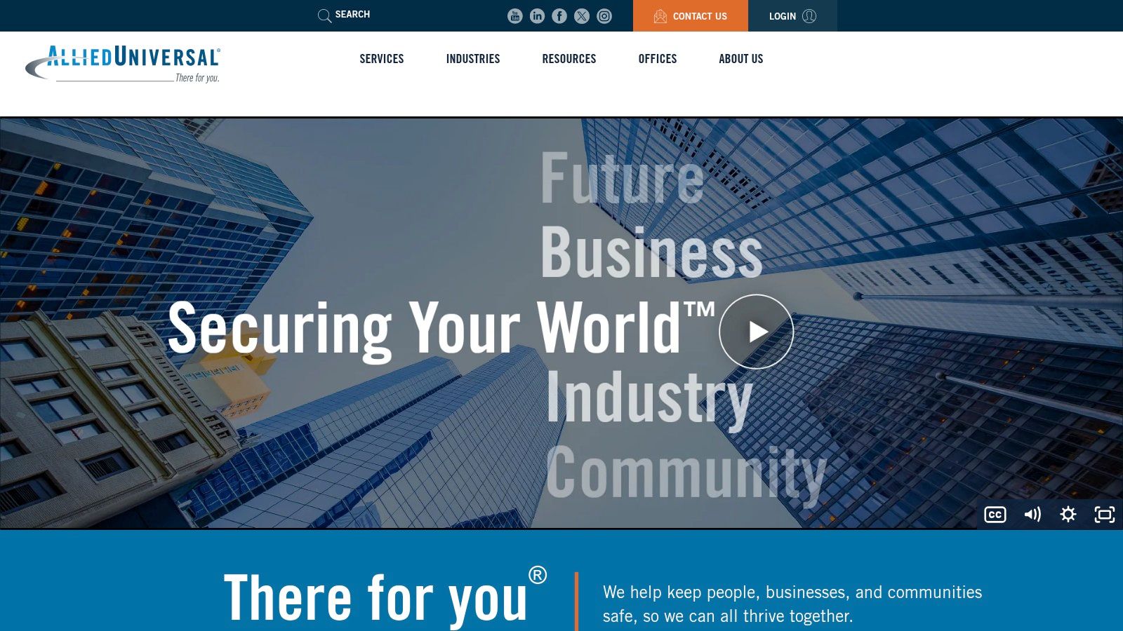 Skyscrapers with a focus on security and corporate buildings