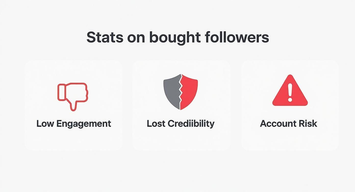 Compra de infográficos sobre seguidores no Instagram