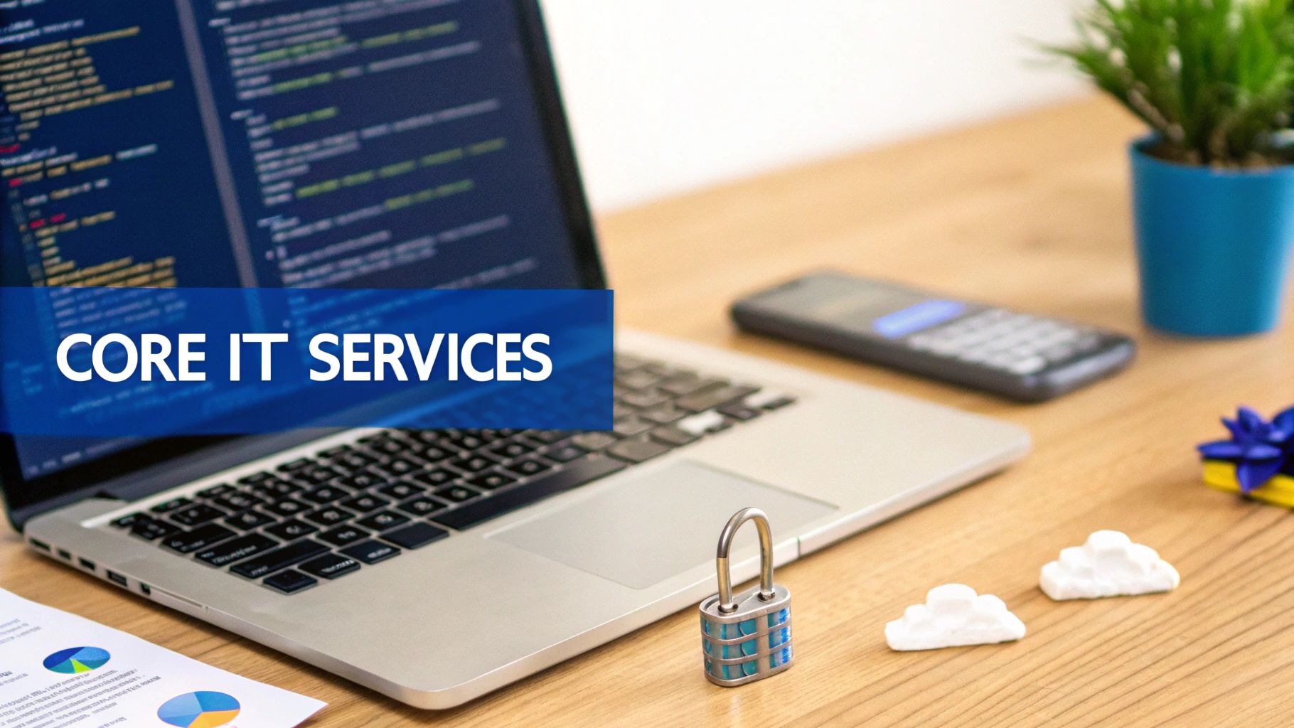 A team of IT professionals analyzing data on multiple screens in a modern control room, symbolizing the diverse services of an IT consultancy.