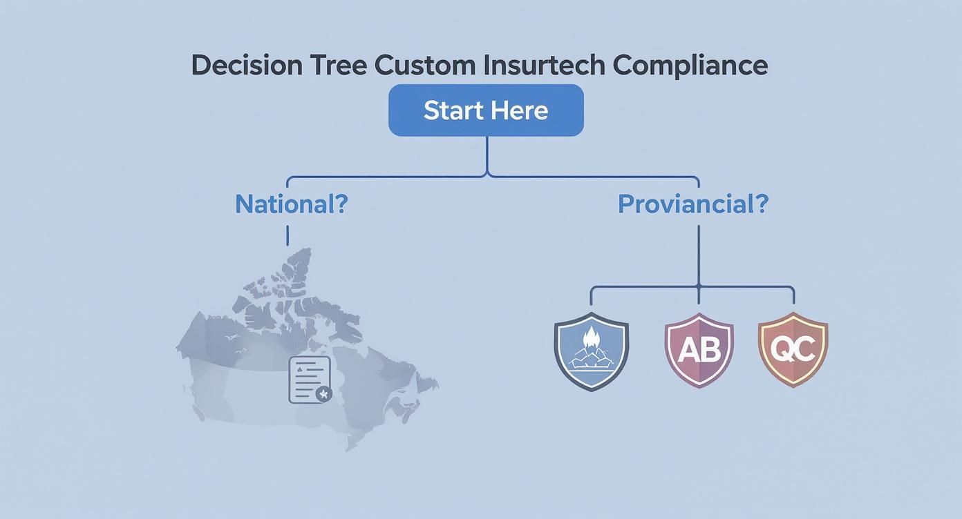 Infographic about custom insurtech solutions canada