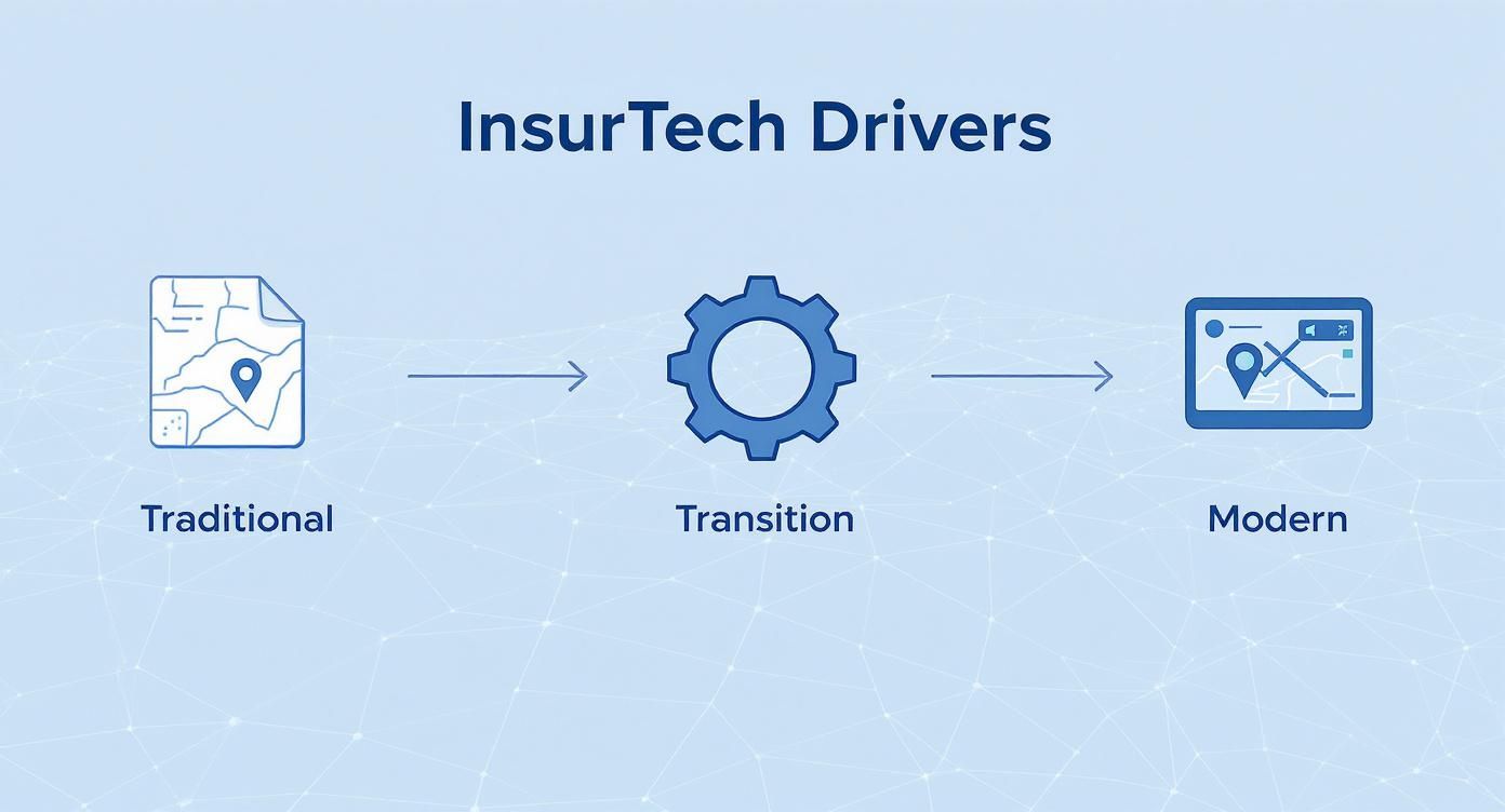 Infographic about canadian insurance technology