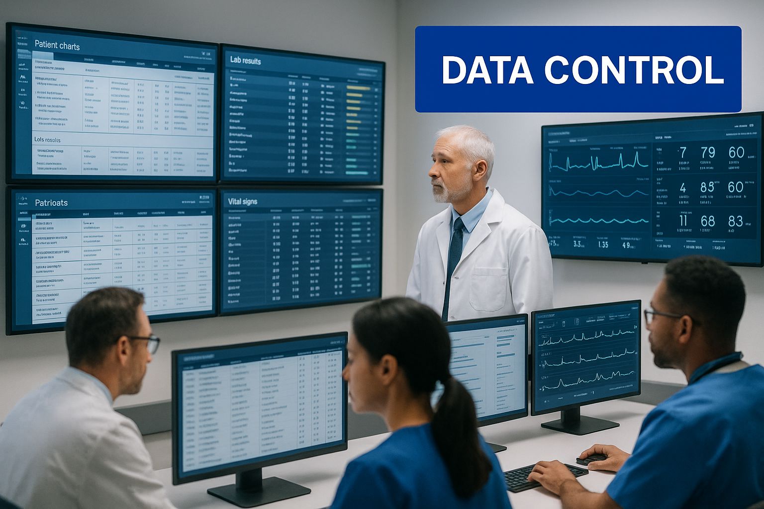 Infographic about healthcare data management