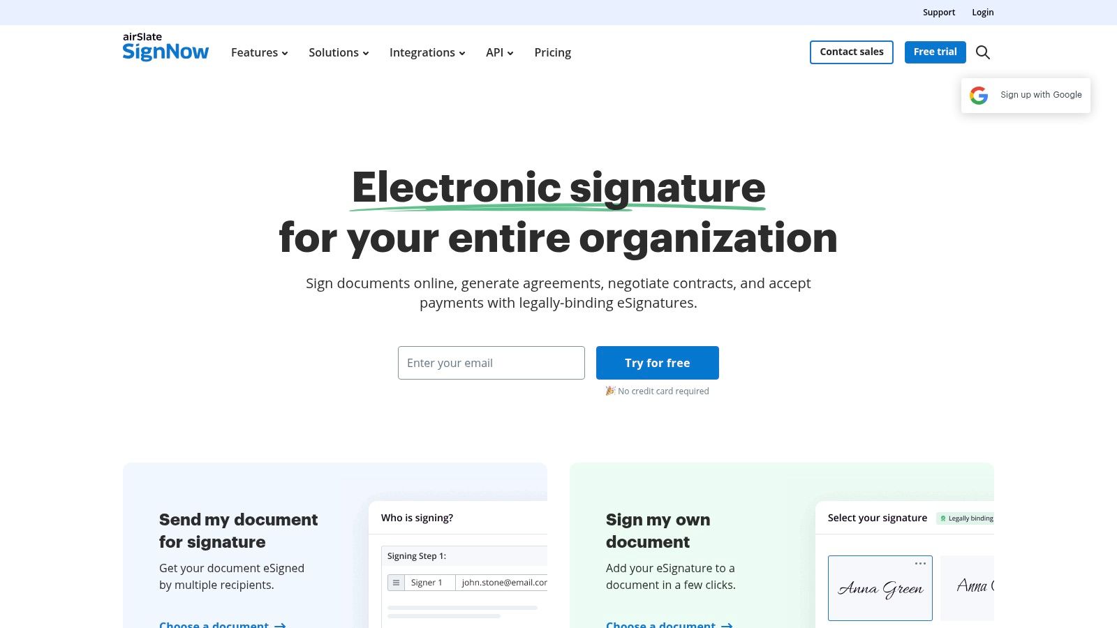 SignNow (airSlate SignNow)
