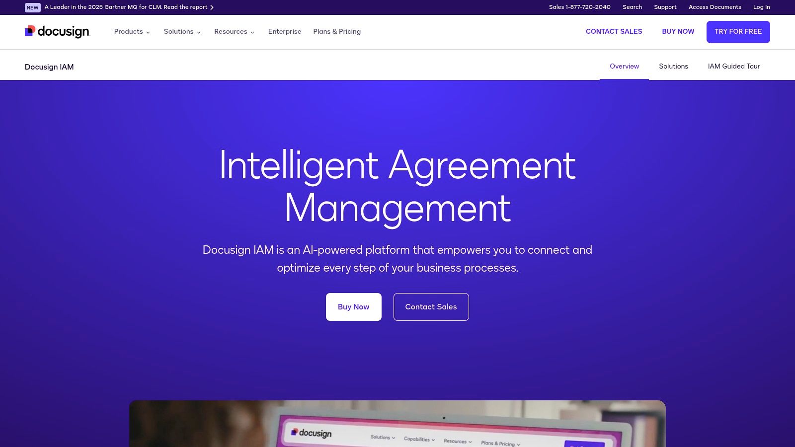 DocuSign (CLM / Intelligent Agreement Management)
