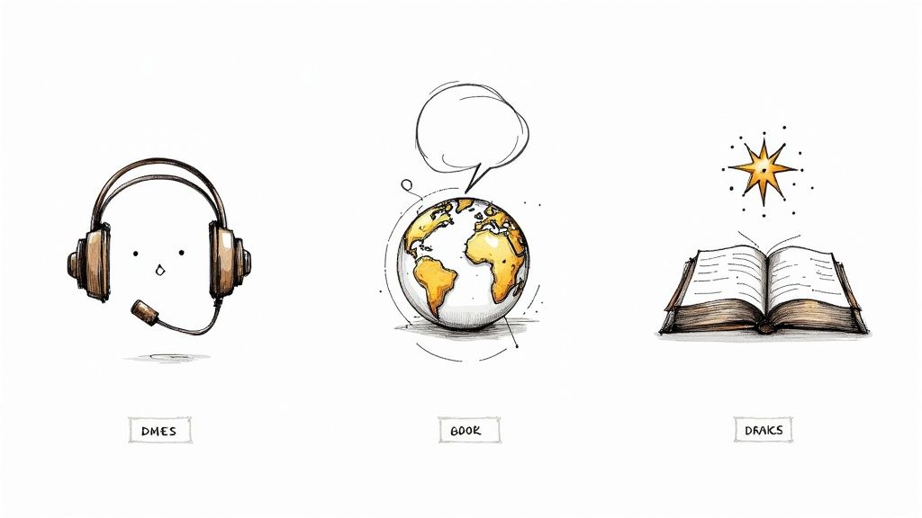 Advanced settings sliders and switches