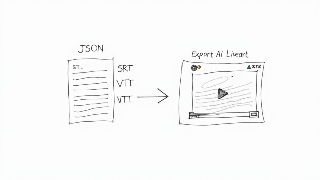 A person working on a laptop with code on the screen, surrounded by charts and graphs, visualizing data from a transcript.