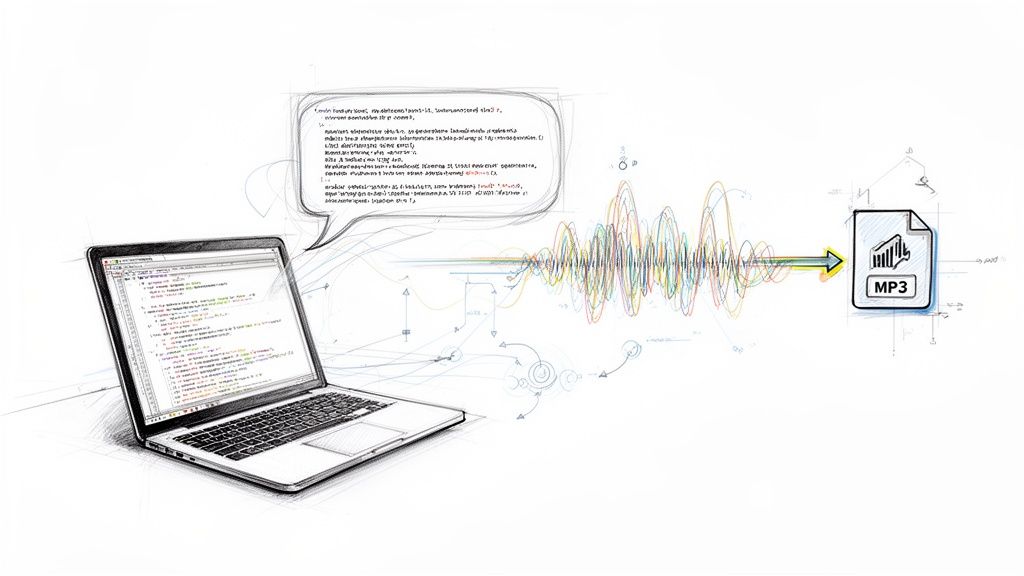 A Developer's Guide to Converting Text to MP3 with a TTS API