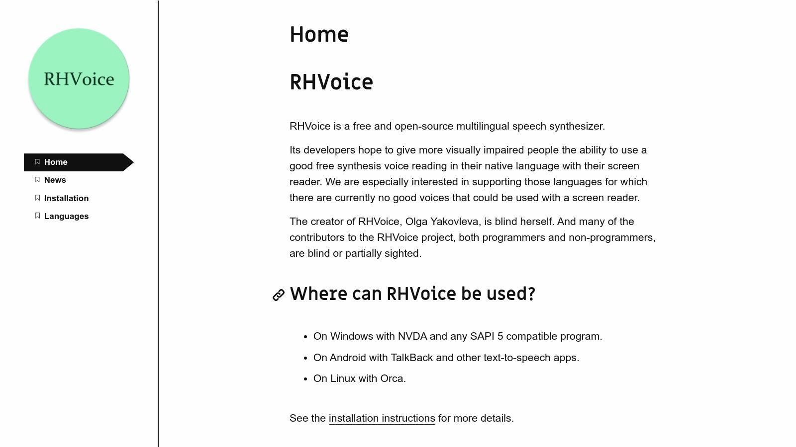 RHVoice