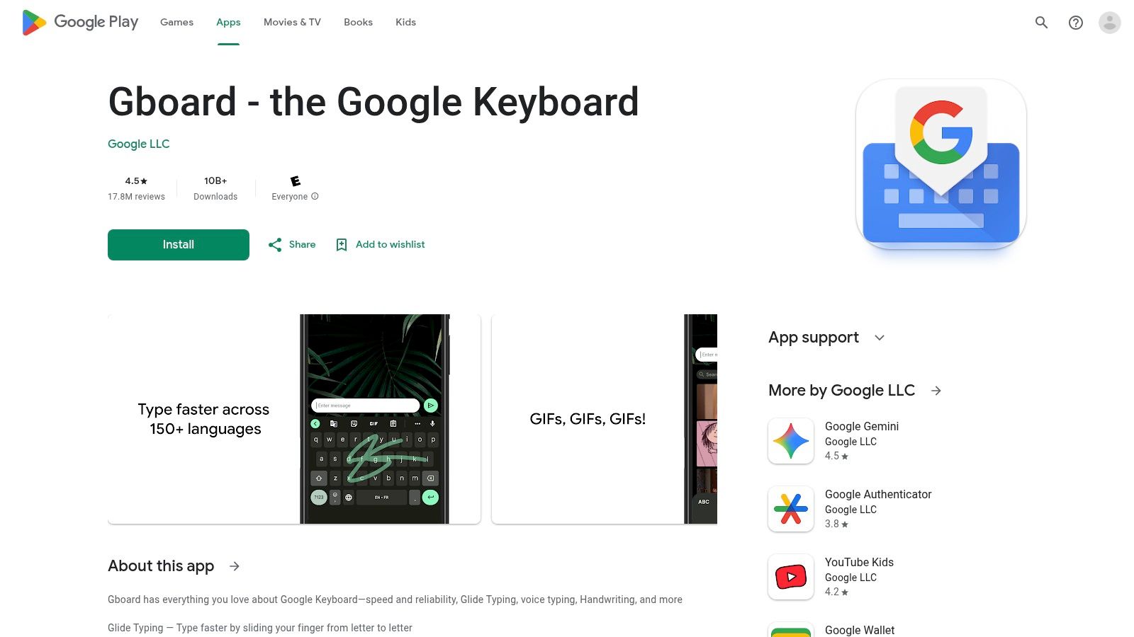 Gboard (Google Keyboard)