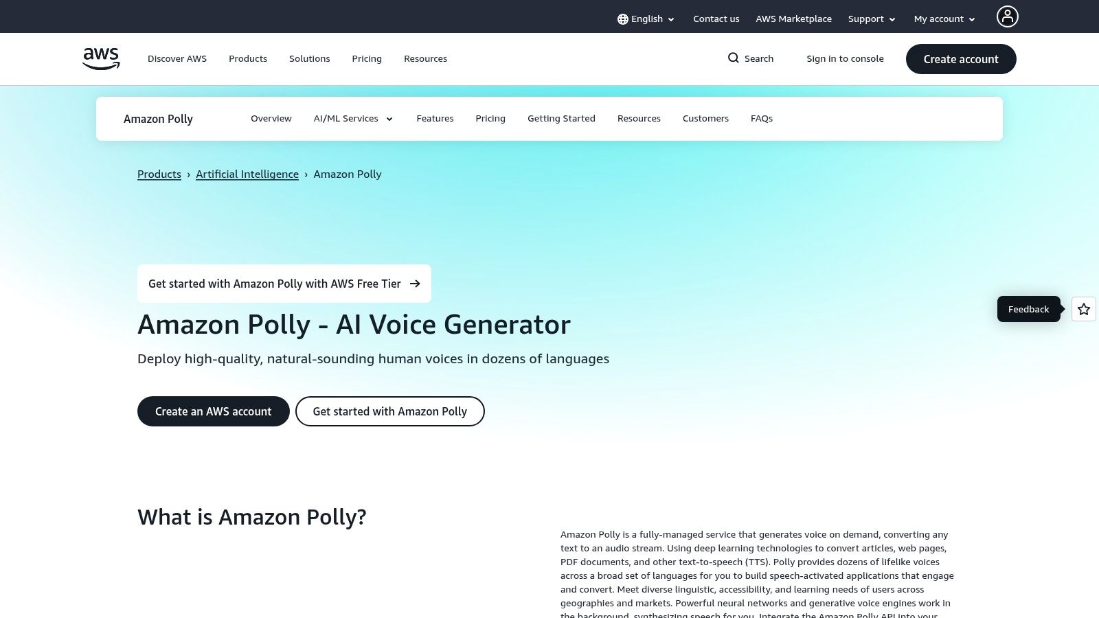 Amazon Polly (AWS)