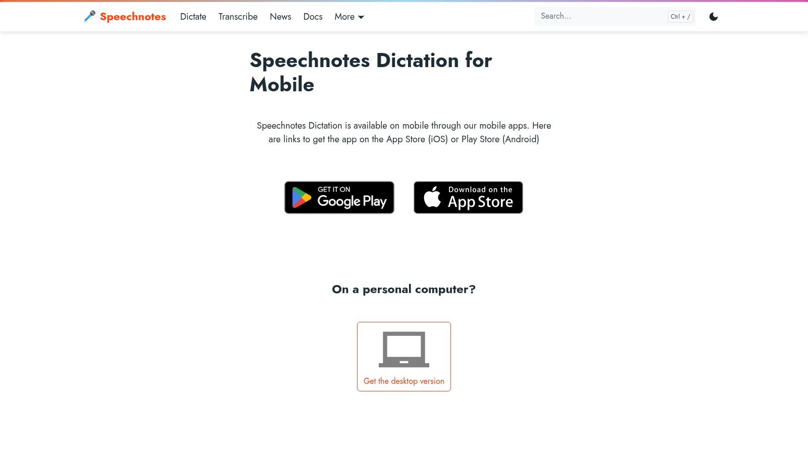 Speechnotes