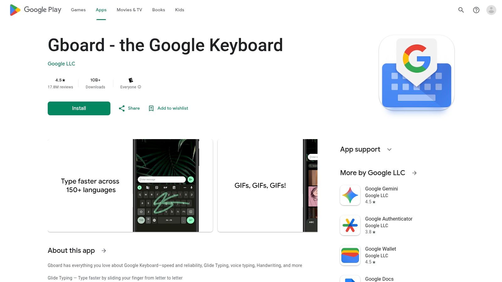 Gboard (Google Keyboard)