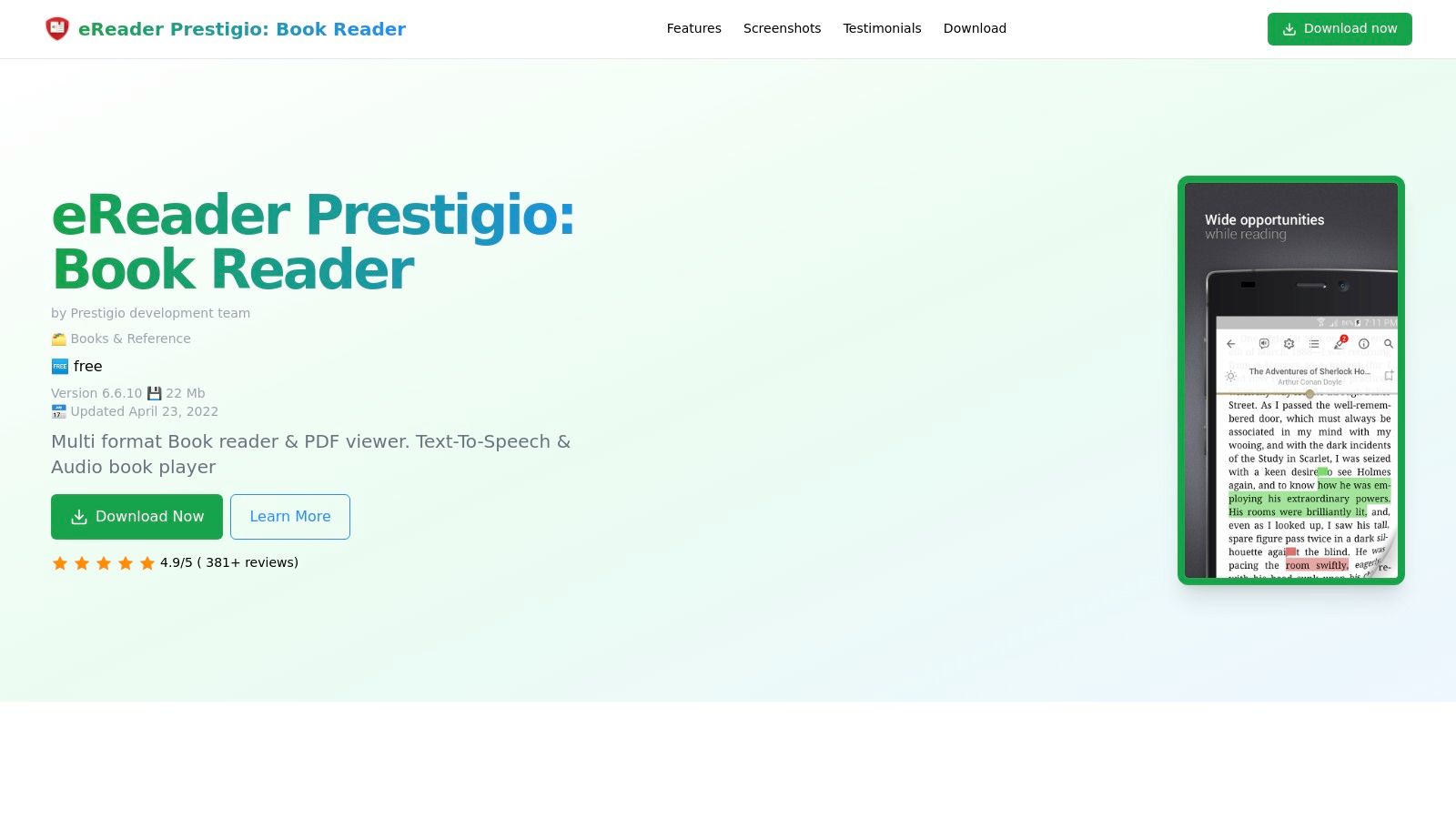 eReader Prestigio