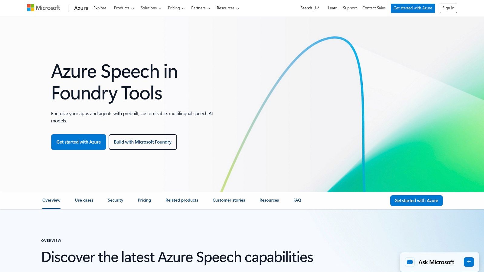 Microsoft Azure AI Speech (Speech-to-Text)