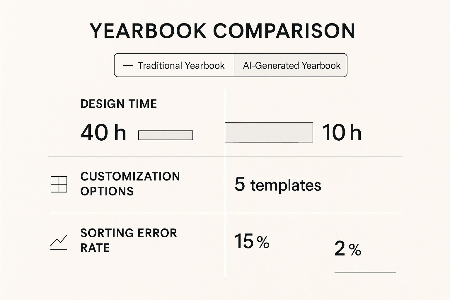 Infographic about ai generated yearbook
