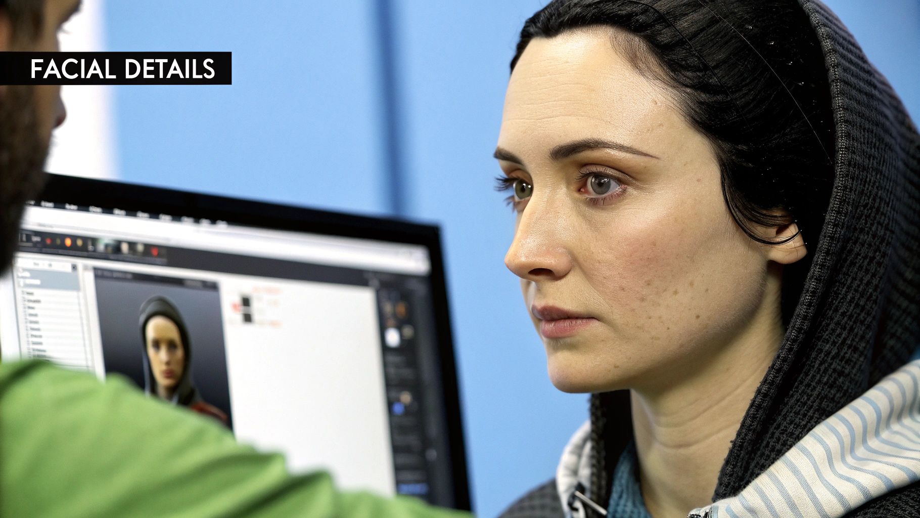 An AI avatar being used across different social media profiles and professional platforms