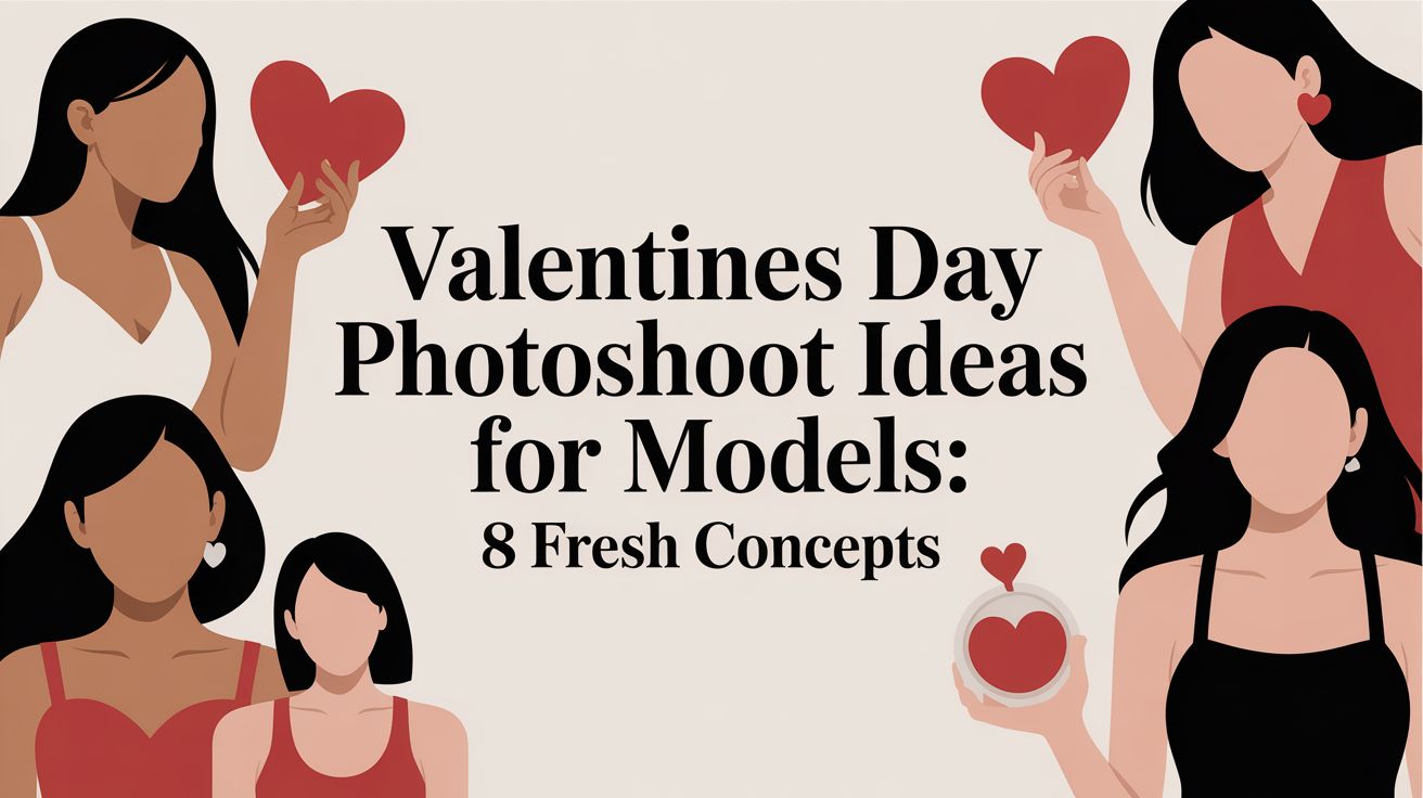 valentines day photoshoot ideas for models: 8 fresh concepts