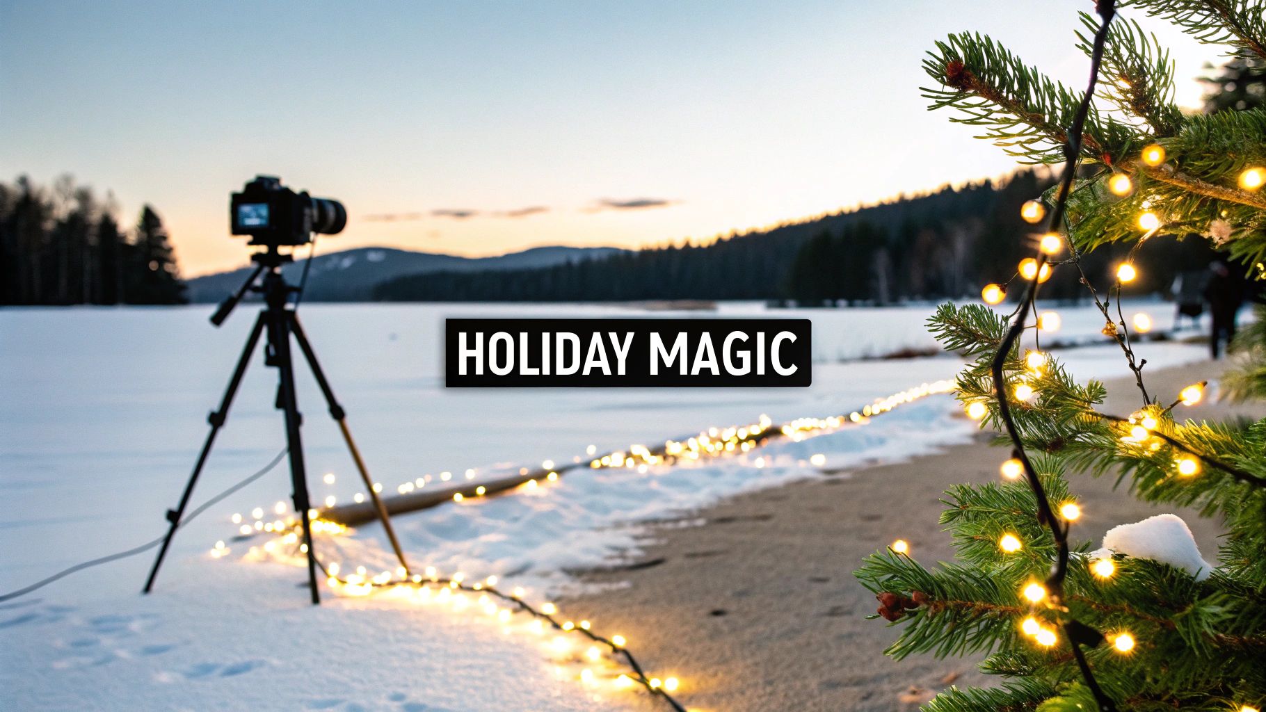 Top Outdoor Christmas Photography Ideas to Capture Holiday Magic