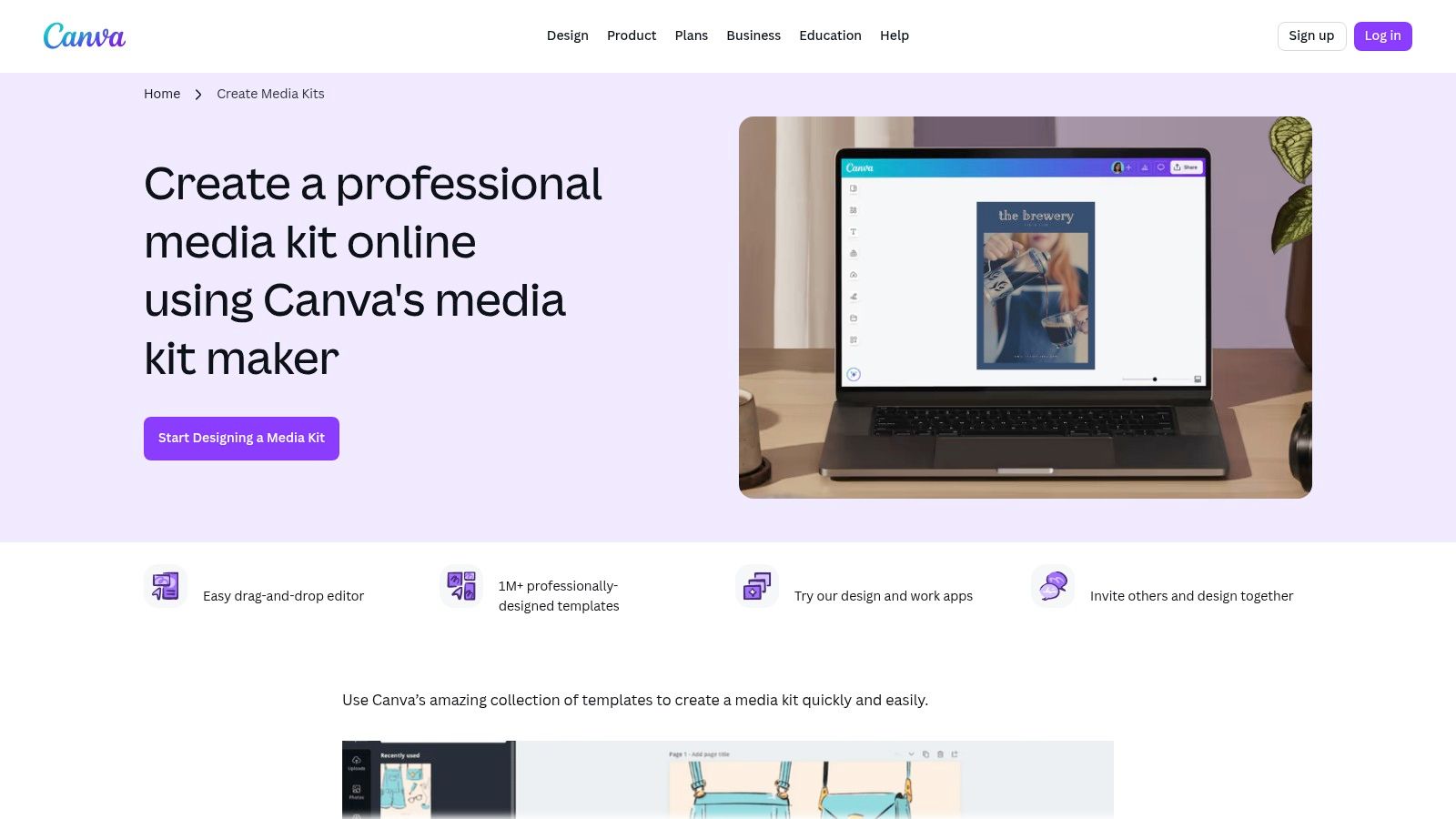 Canva Media Kit Templates