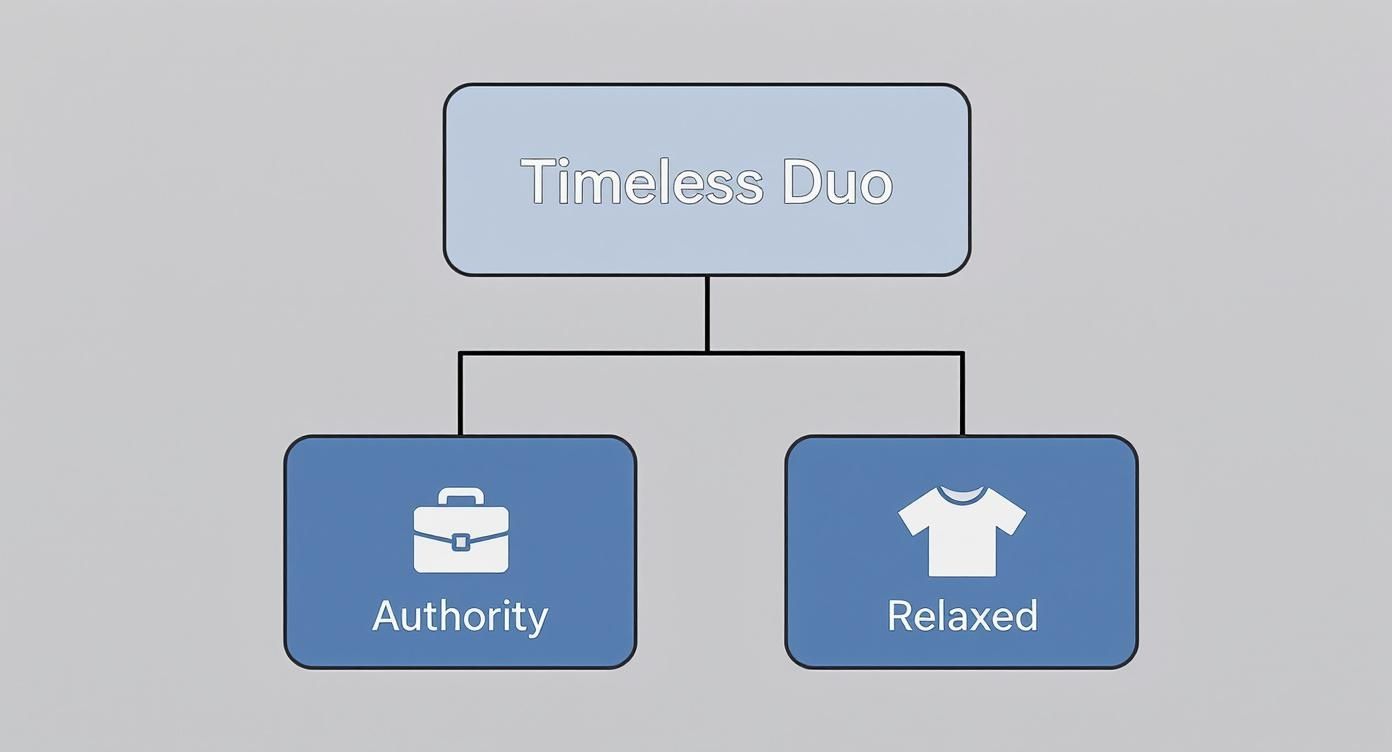 Infographic about does gray and blue go together