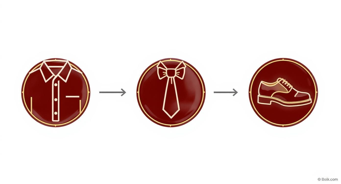 Infographic about smoking suit for wedding