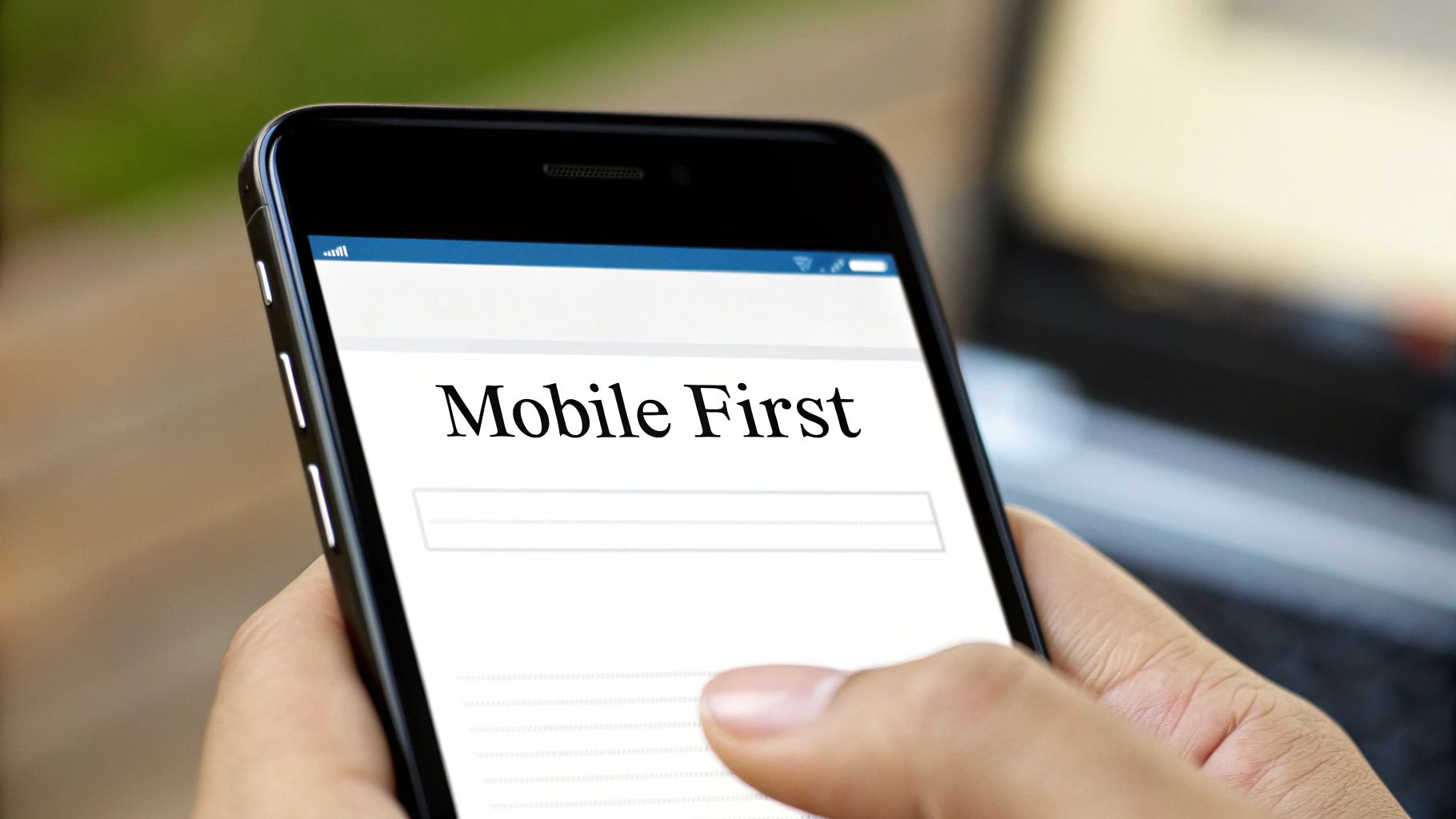 Infographic with tips for mobile email design