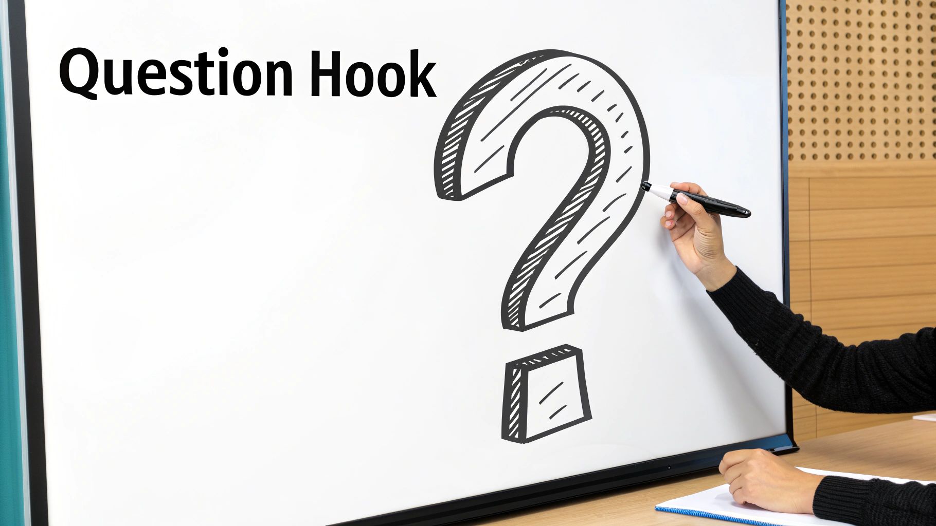 The Question-Hook Template Infographic